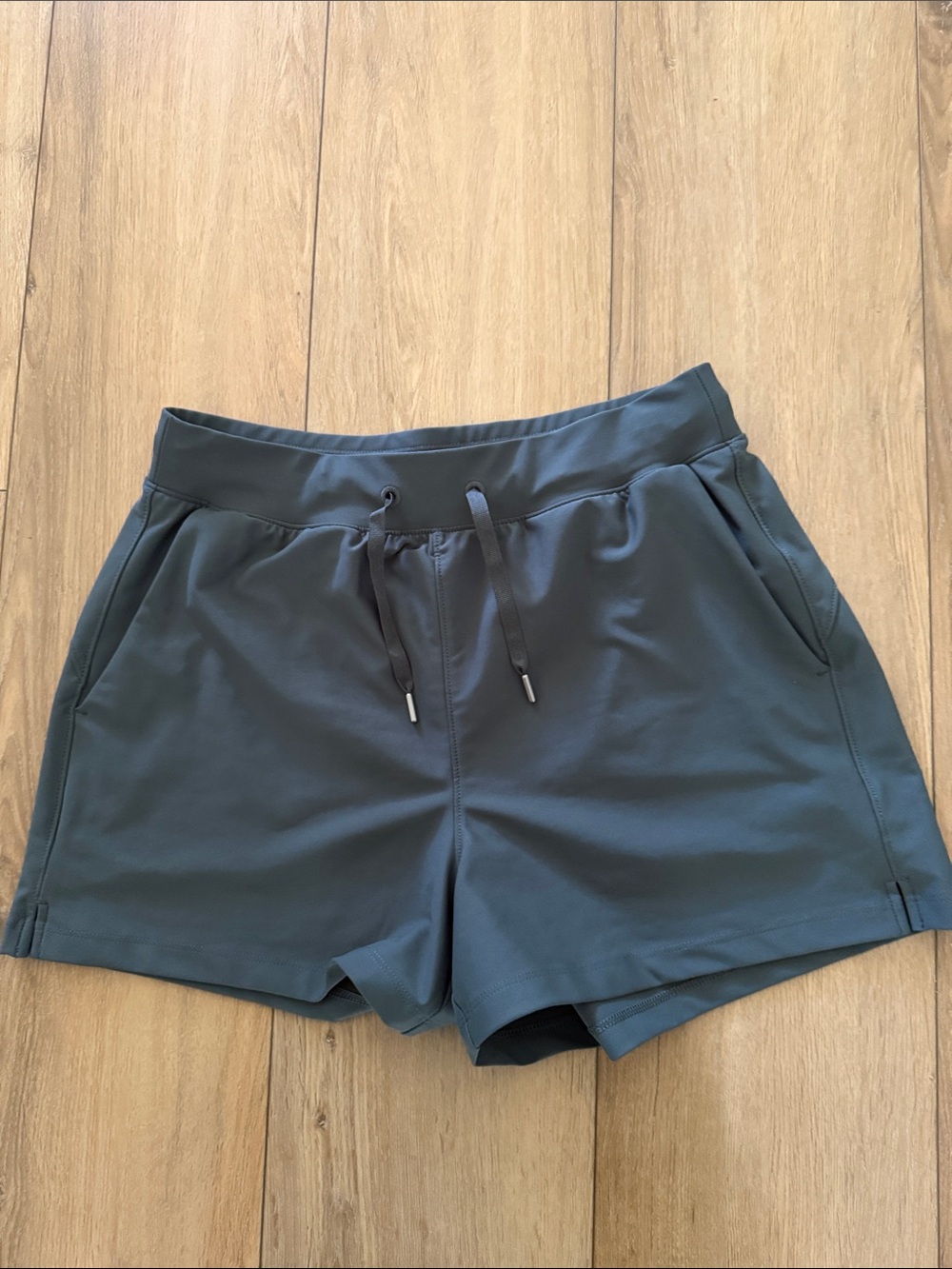 Old Navy Slate Blue/Dark Teal Drawstring Athletic Shorts